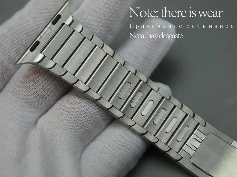 1:1 ремешок для Apple watch, Браслет Apple watch 5, 4, 44 мм, 40 мм, металлический ремешок из нержавеющей стали для iWatch 3, 21, 42, 38 мм