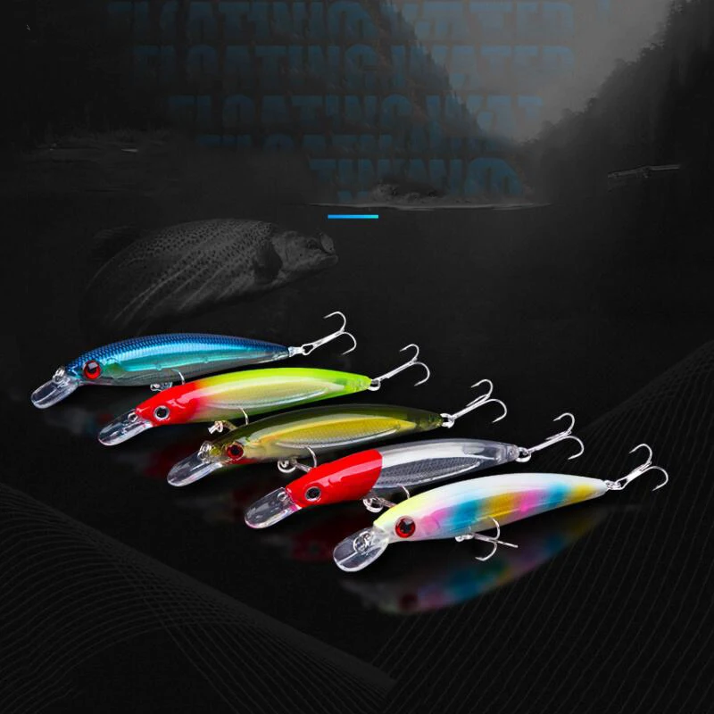 3D бионическая дорожная приманка с большим диапазоном плавающая вода для морской