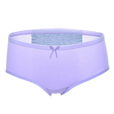 2pc/1pcs Menstrual Period Cotton Panties Ladies Healthy Physiological Leak Proof Underwear Lengthen the Broadened Female Brief - Цвет: Фиолетовый