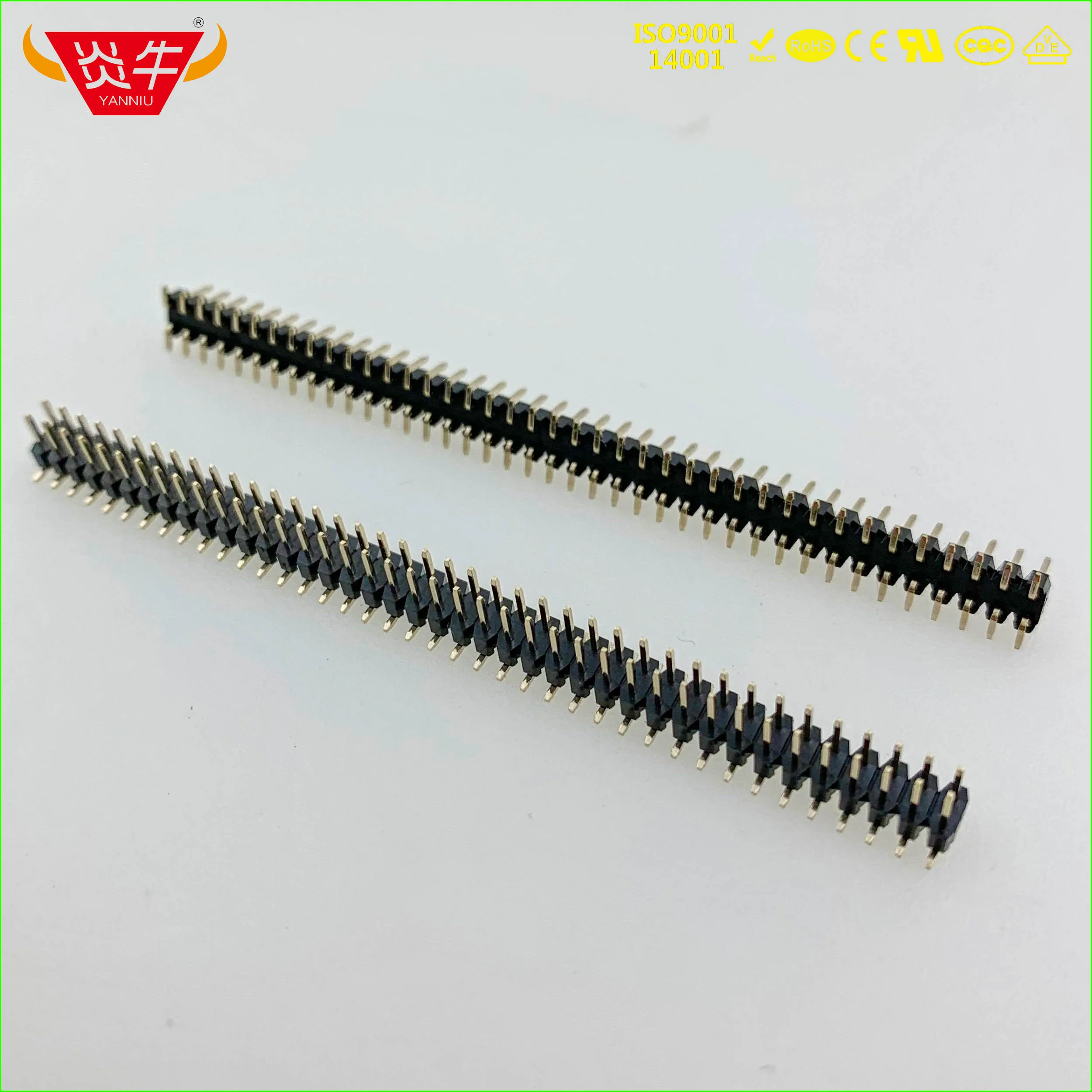2 0 мм Шаг 2X40P 80PIN Штекерный разъем для полосы двухрядный вертикальный штыревой