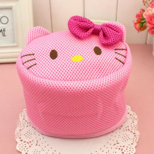 Новинка сумки на молнии для стирки Hello Kitty сетка сетчатые носки бюстгальтер