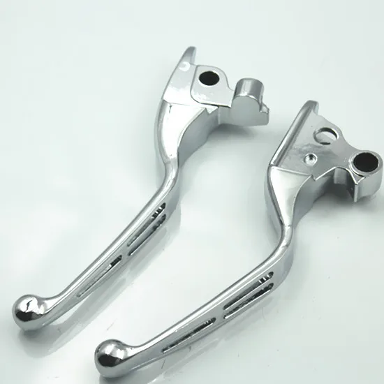 Хромированные шлицевые тормозные рычаги сцепления для Harley Street Glide FLHX Tri Road King Electra