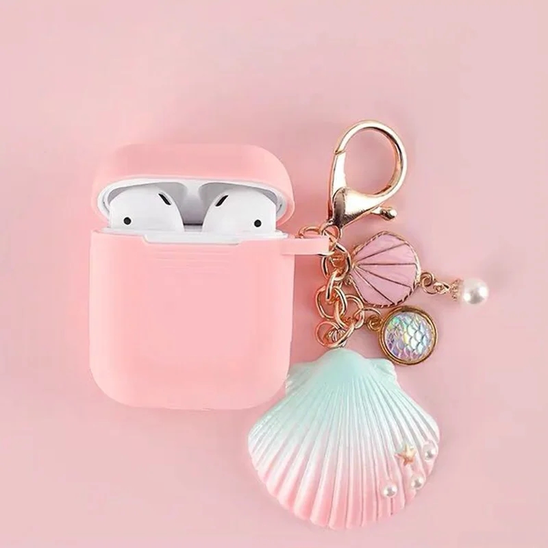 Новый роскошный декоративный силиконовый чехол для Apple Airpods Bluetooth наушники