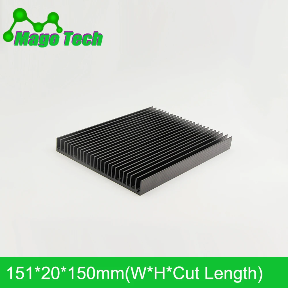 Светодиодный алюминиевый радиатор в виде пластины 80 Вт 100 охлаждающий кулер