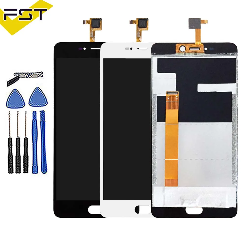 Черный/белый цвет для LEAGOO T5 T5C ЖК дисплей Дисплей и сенсорный экран Экран 5
