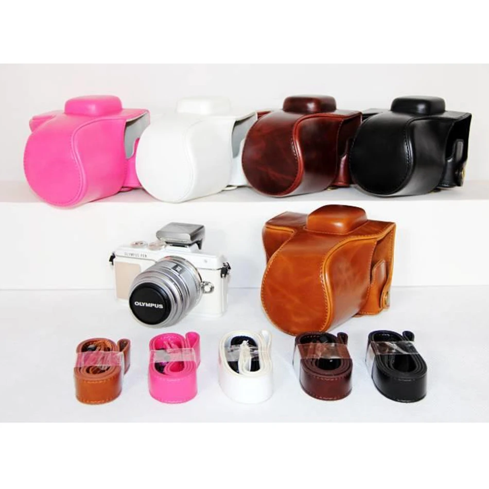 Чехол-сумка для камеры OLYMPUS Pen из искусственной кожи E-PL7 EPL7 EPL8 с объективом 14-42 мм