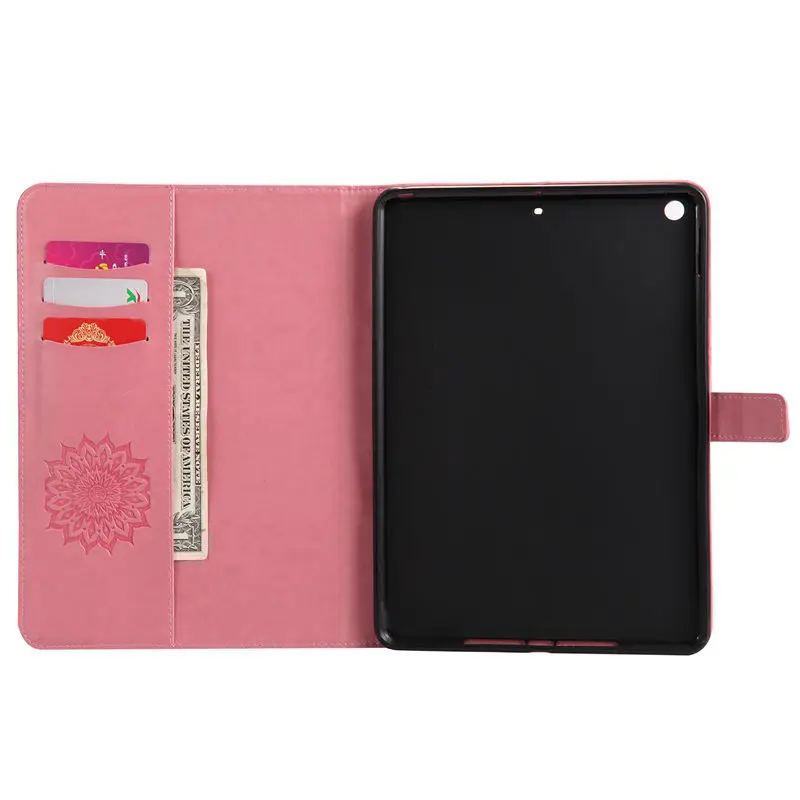 Чехол для Apple новый iPad 9 7 2017 2018 A1822 A1823 A1893 A1954 чехол планшета с тиснением от солнца