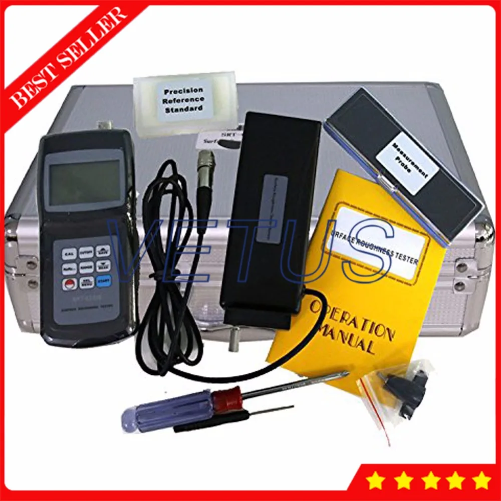 Цифровой тестер шероховатости поверхности с Ra Rq Rz Rt 4 измерительный инструмент