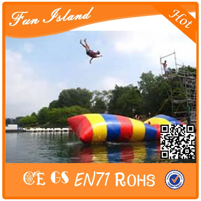 Бесплатная доставка 5x2 м самый популярный надувной водяной шарик катапульта