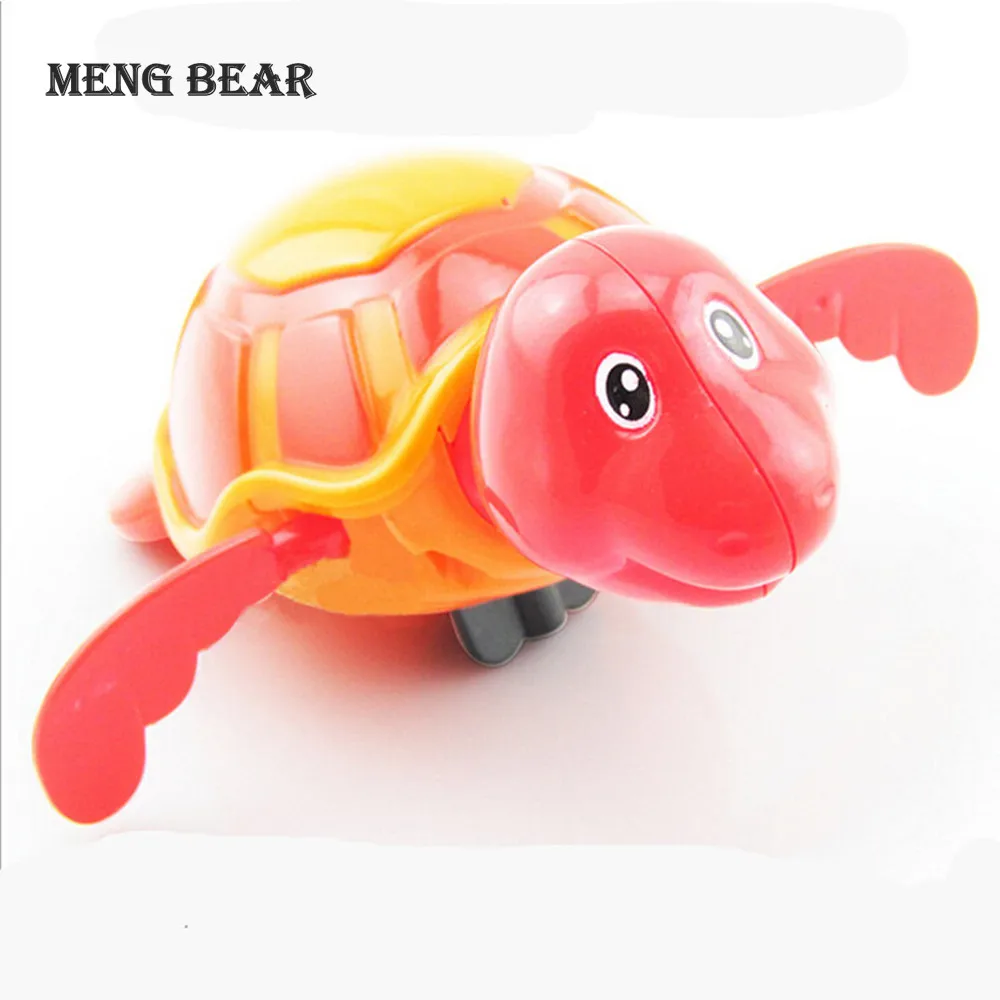 Baby Bath Toy Classic Toys Essential New Born babies Swim Turtle Wound-up Chain Clockwork Tub Small Animal Toy For Children