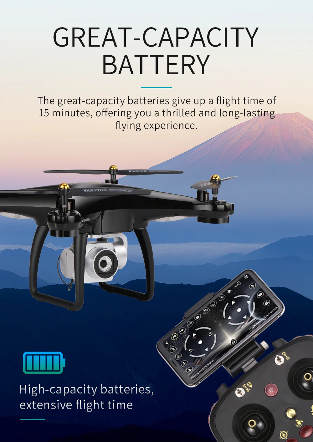 Дрон JJRC H68G с камерой 1080P gps 5G Wifi FPV Квадрокоптер, Радиоуправляемый вертолет Профессиональный автоматический Квадрокоптер RC