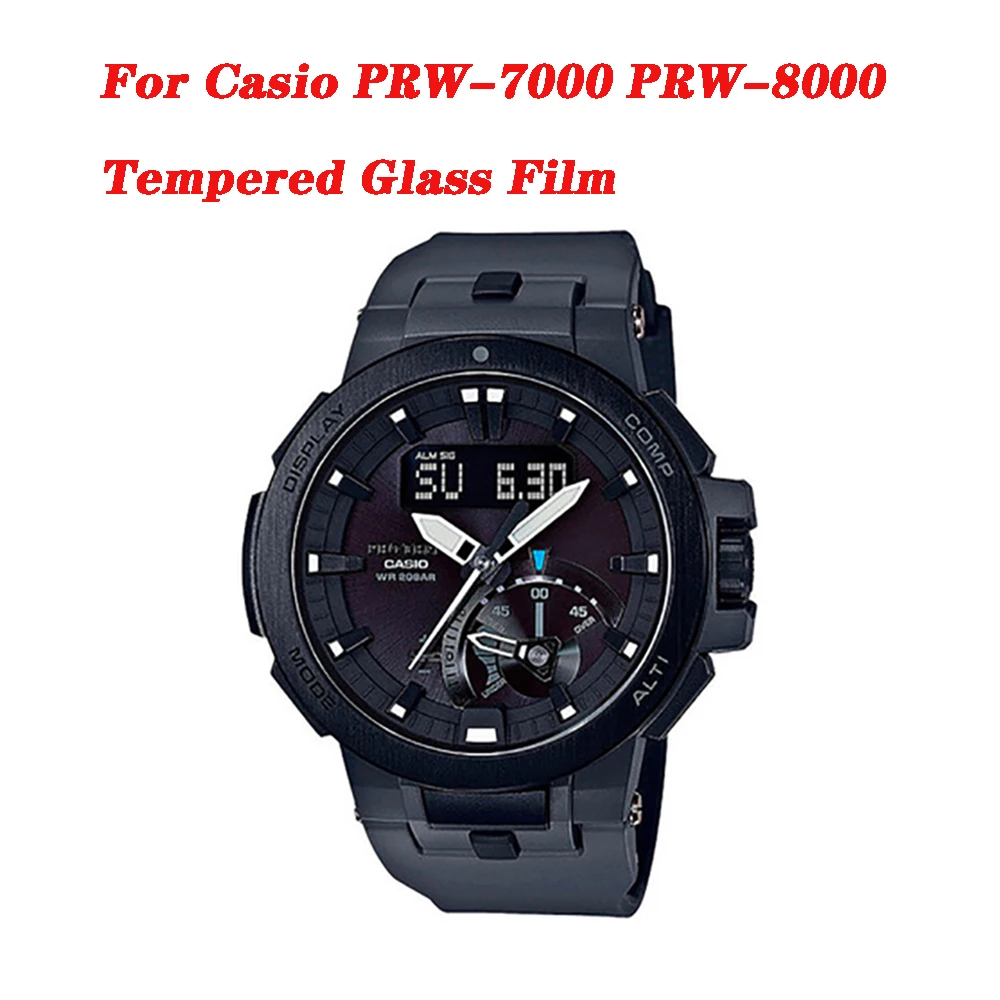 Защитная пленка для экрана из закаленного стекла 9H 2.5D Casio PRW 7000 8000 с защитой от