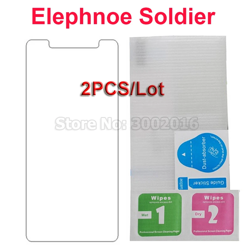 

9H 2.5D Glass Screen Protector for Elephone Soldier 5.5 inch Scratch proof Tempered Glass for Elephone Soldier Smartphone Film