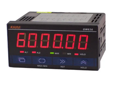 

GW636 pulse meter / counter / tachometer / wire speed meter / frequency meter, /RS485 communication, MODBUS protocol