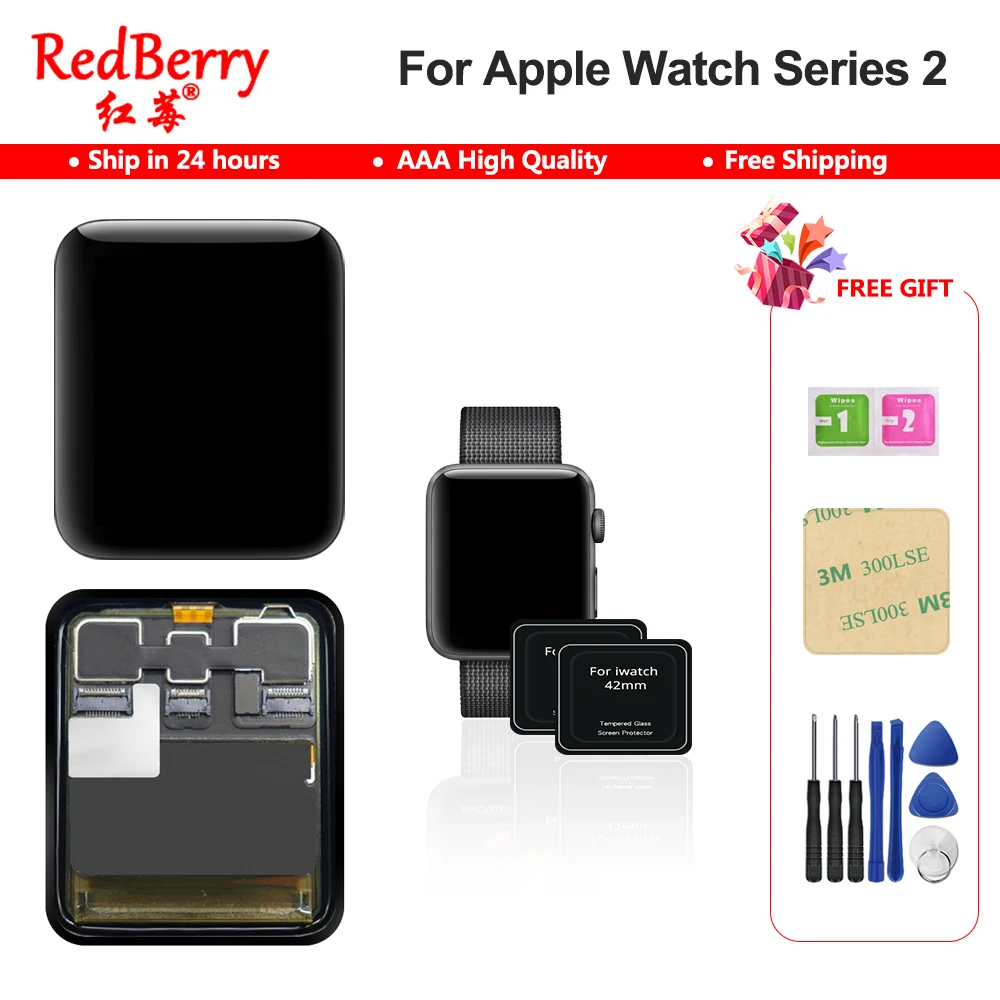 Сменный ЖК дисплей для Apple Watch Series 2 38 мм/42 мм|Экраны мобильных телефонов| |
