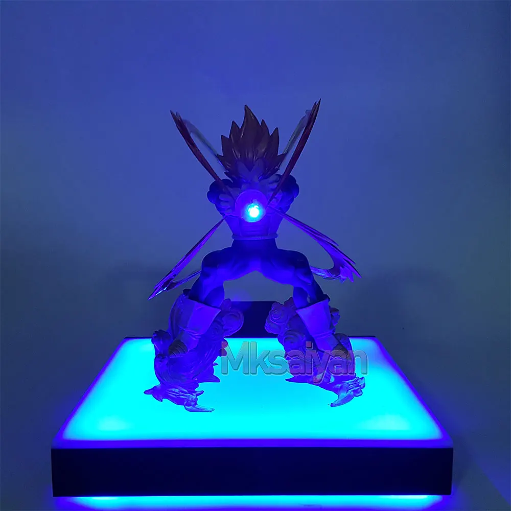 

Dragon Ball Z Vegeta Figure Super Saiyan Led Light Action Figure Anime DBZ Vegeta Figurine Collection PVC Model Toy Display