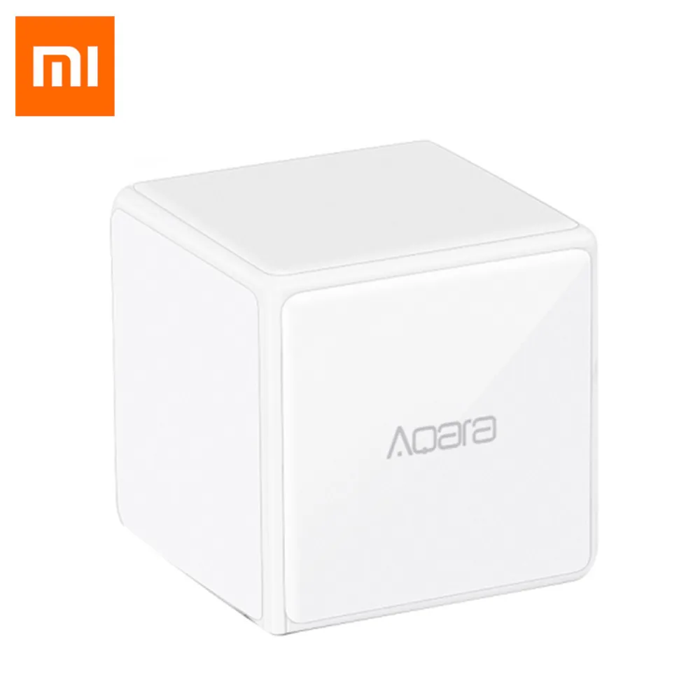 Оригинальный Xiaomi mi Aqara магический куб контроллер Zigbee версия управляется шестью