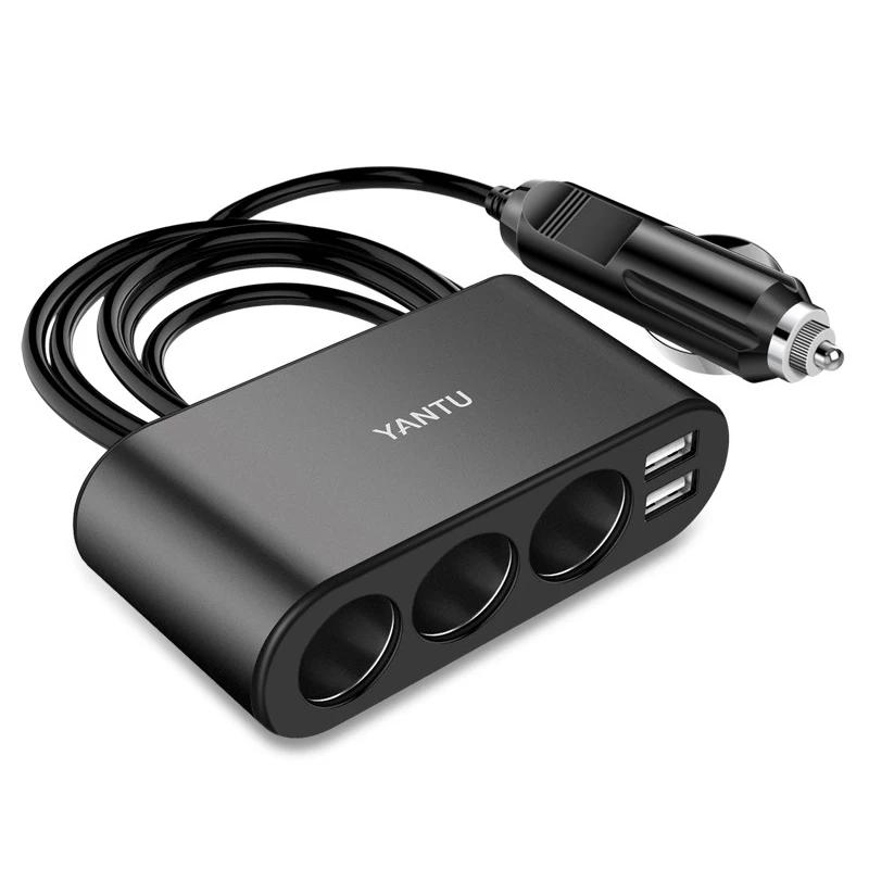 5V 3.1A двойной USB порт 3 способа Авто розетка для автомобильного прикуривателя сплиттер адаптер DC 5V 1A 2.1A для всех телефонов и ПК Ipad