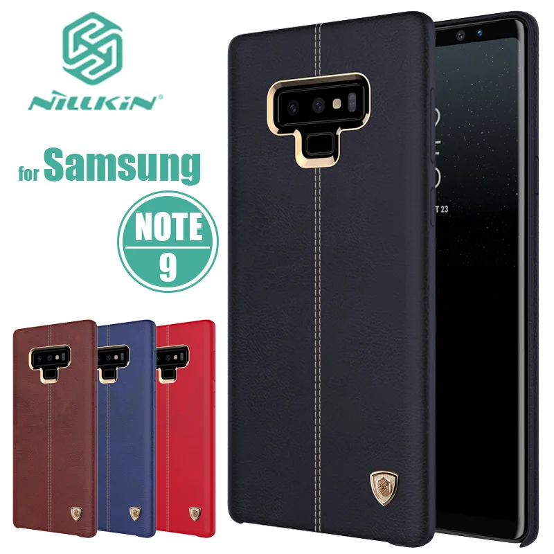 Чехол для Samsung Galaxy Note 9 Nillkin Englon S9 кожаный чехол телефона Note9 роскошная задняя