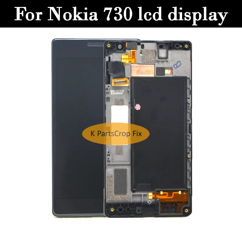 Оригинальный 4 7 &quotOLED дисплей для NOKIA Lumia 735 730 ЖК с сенсорным экраном и