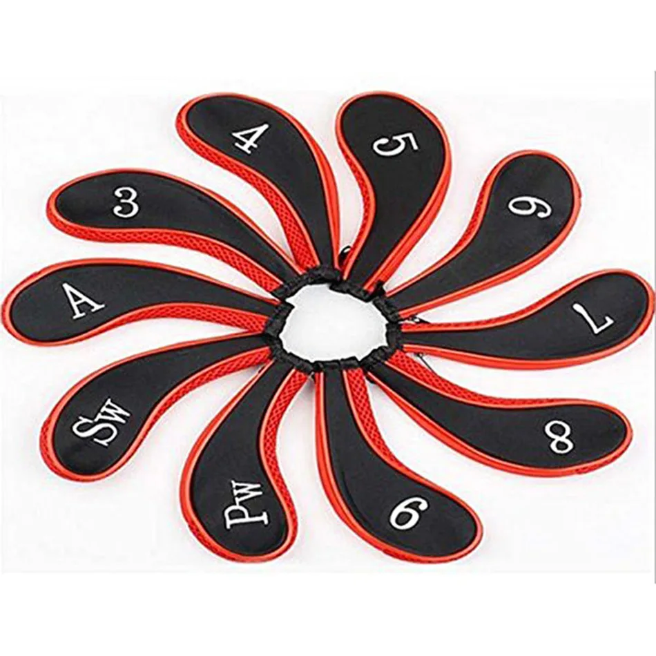 10 шт./компл. клюшка для гольфа железная насадка клюшки защитные колпаки набор