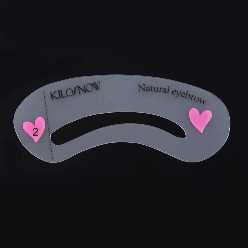 2017 Лидер продаж трафареты для бровей 3 стиля многоразовые Руководство рисования