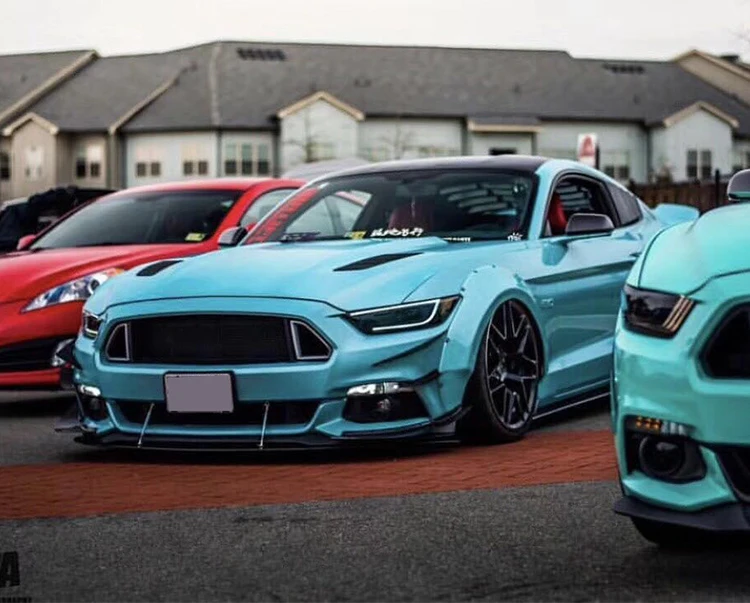 OUMIAO автомобильный Стайлинг для Ford Mustang фары- полный светодиодный фонарь DRL светодиодный объектив двойной луч автомобильные аксессуары