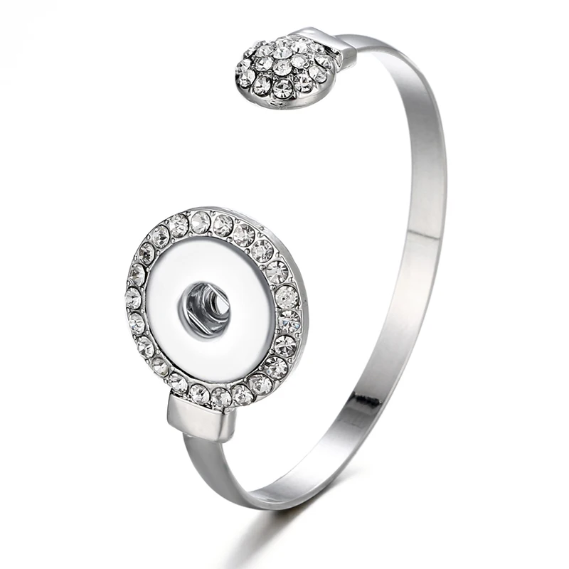 Новые кнопки серьги-гвоздики с кристаллами Swarovski металлический браслет защелкой