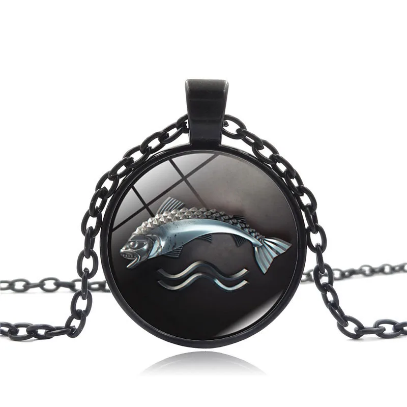 Старк подвеска с дизайном волк ожерелье Игра престолов бижутерия со стеклянными