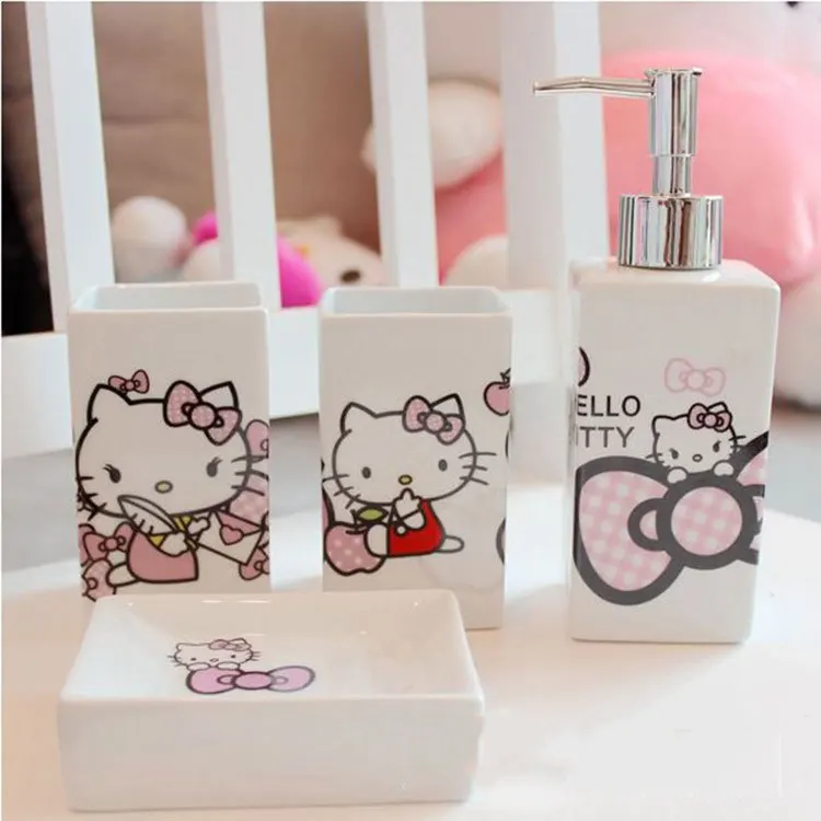 Ванна комплект Banheiro 4 шт / инновационные элементы зубная паста держатель дозатор