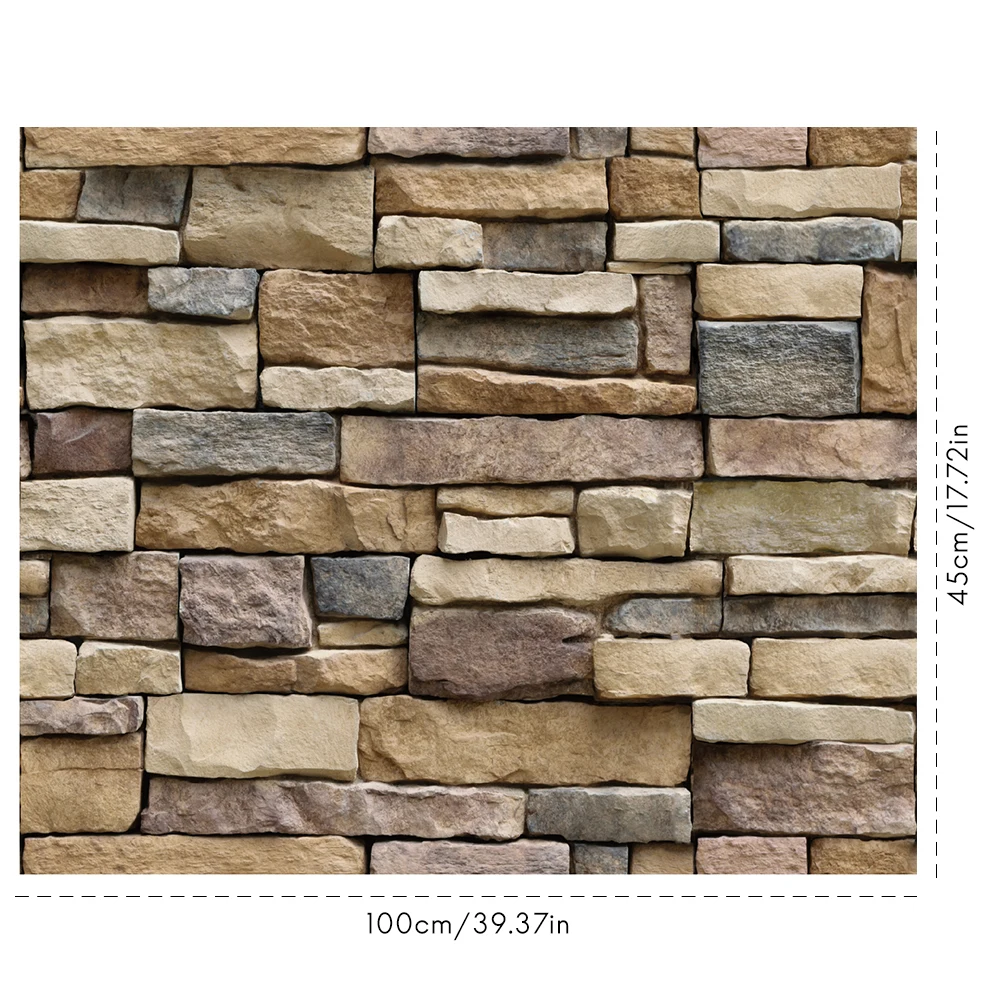3D наклейки на стену имитация кирпича Декор для спальни украшения дома камень ПВХ