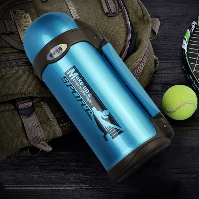 

PINKAH Vacuum Flasks Thermoses Stainless Steel 0.8L 1L Big Size Outdoor Sport Travel Cup Thermos Drinking Water Bottle Thermal