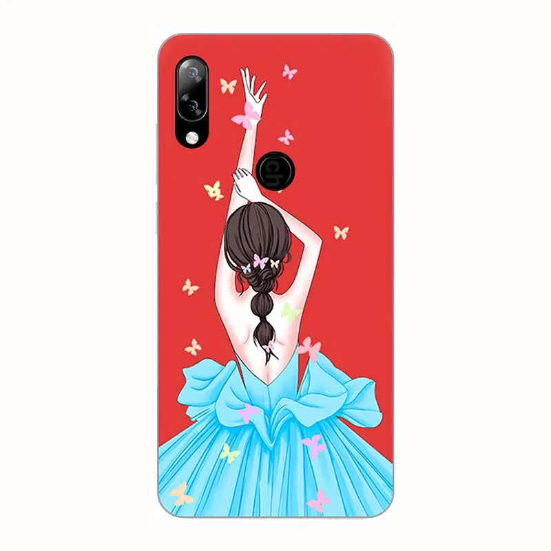 Мягкий чехол для телефона Doogee Y7 / N10 5 84 &quotчехол с рисунком розы волка силиконовый