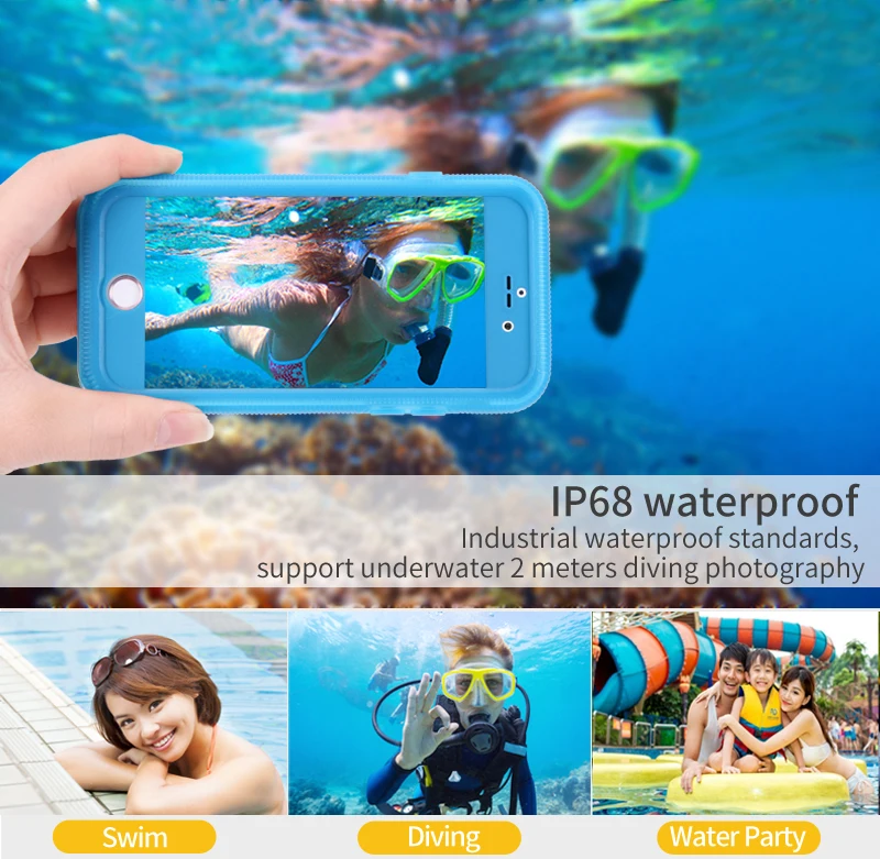 Водонепроницаемый Спорт Плавание/Подводное плавание чехол для телефона iPhone 6 S
