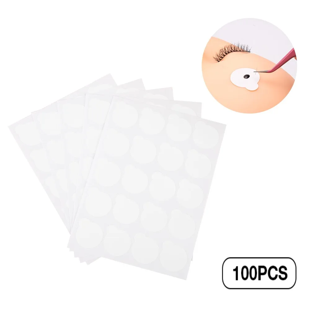 100 шт./лот многоразовые водонепроницаемые специальные накладные ресницы клеевые
