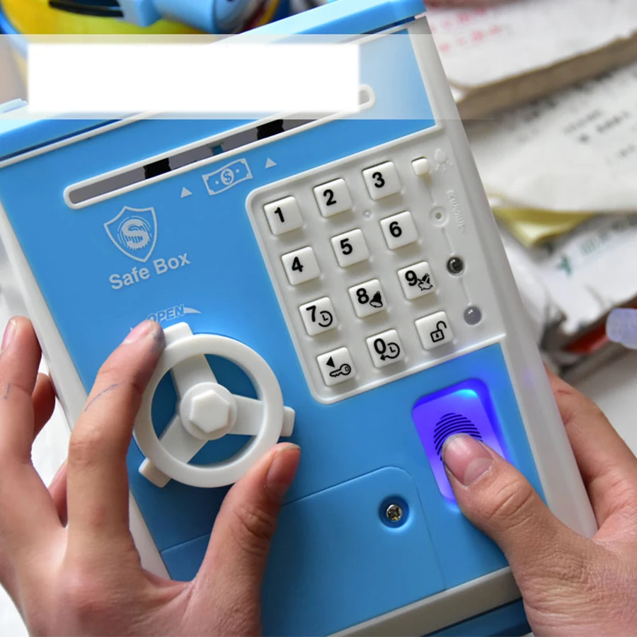 Пароль отпечатков пальцев свинья копилка для подарок на день рождения девочек