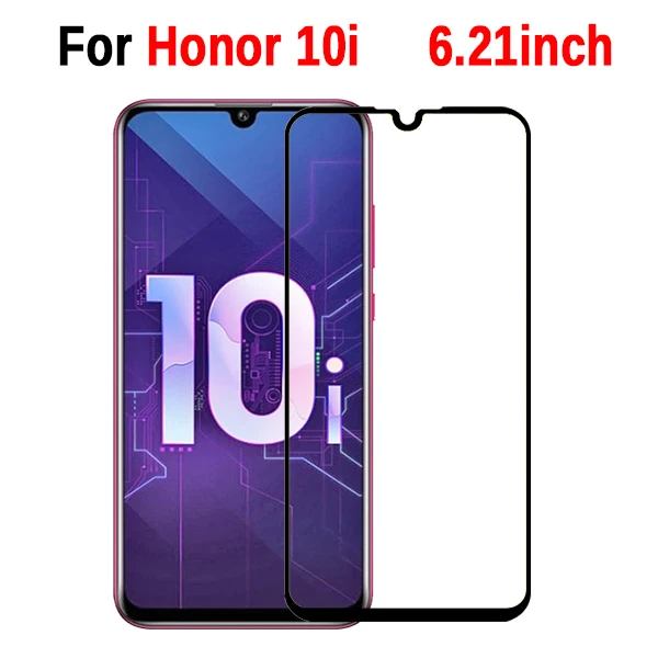 Tempered Glass 3D Защитное стекло для huawei Honor 10i закаленное стекло на Honor 10i защита для экрана полное покрытие для huawei Honor 10i 10 i стекло - Цвет: Tempered Glass