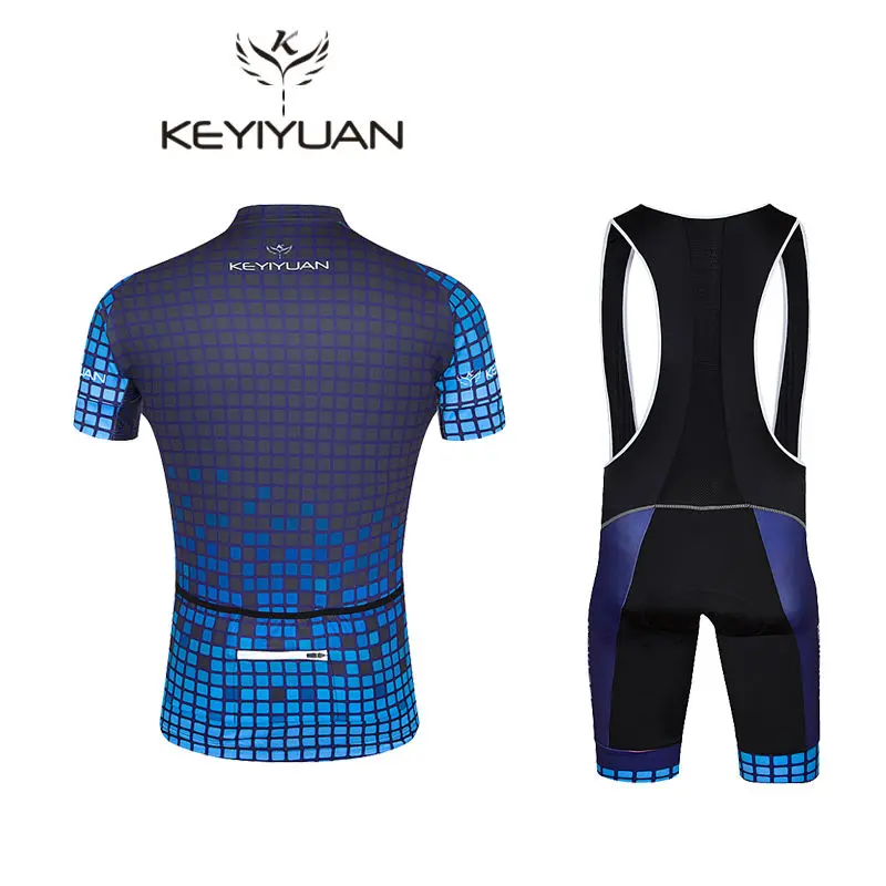 NEW 2018 Summer Quick Dry Cycling Jersey Set Breathable MTB Bike Sportwear Bicycle Clothing With Sportful Bib Pants | Спорт и