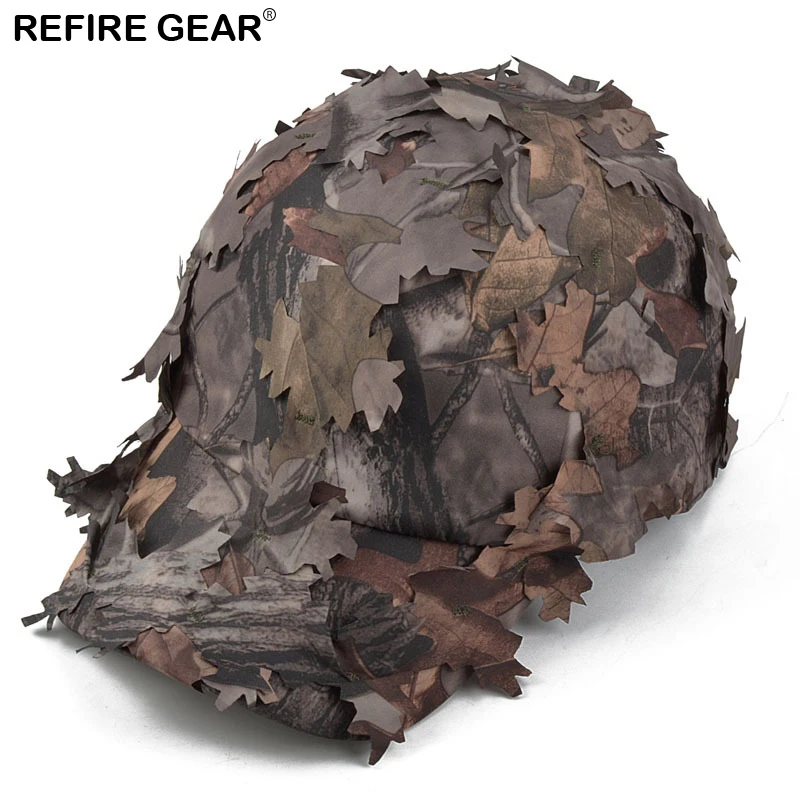 Камуфляжная кепка ReFire Gear для мужчин быстросохнущая уличная Кепка с изображением