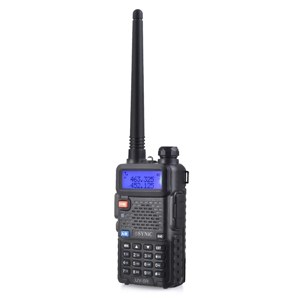 Neoteck UV-5R двухсторонняя рация двухдиапазонный UHF VHF радио приемопередатчик с Портативная рация с наушниками 128 каналов Светодиодный