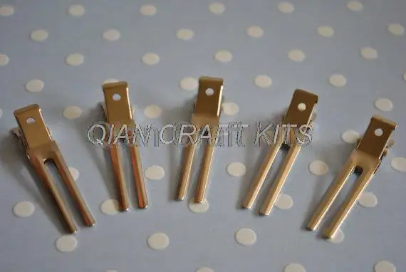 

200pcs wholesale alligator clip 1 3/4" DOUBLE prong 45mm
