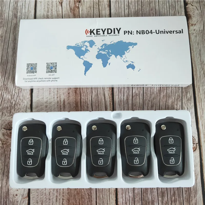 5pcs/Lot KEYDIY NB04 3 Button Remote Key Control For KD-X2 Programmer | Автомобили и мотоциклы