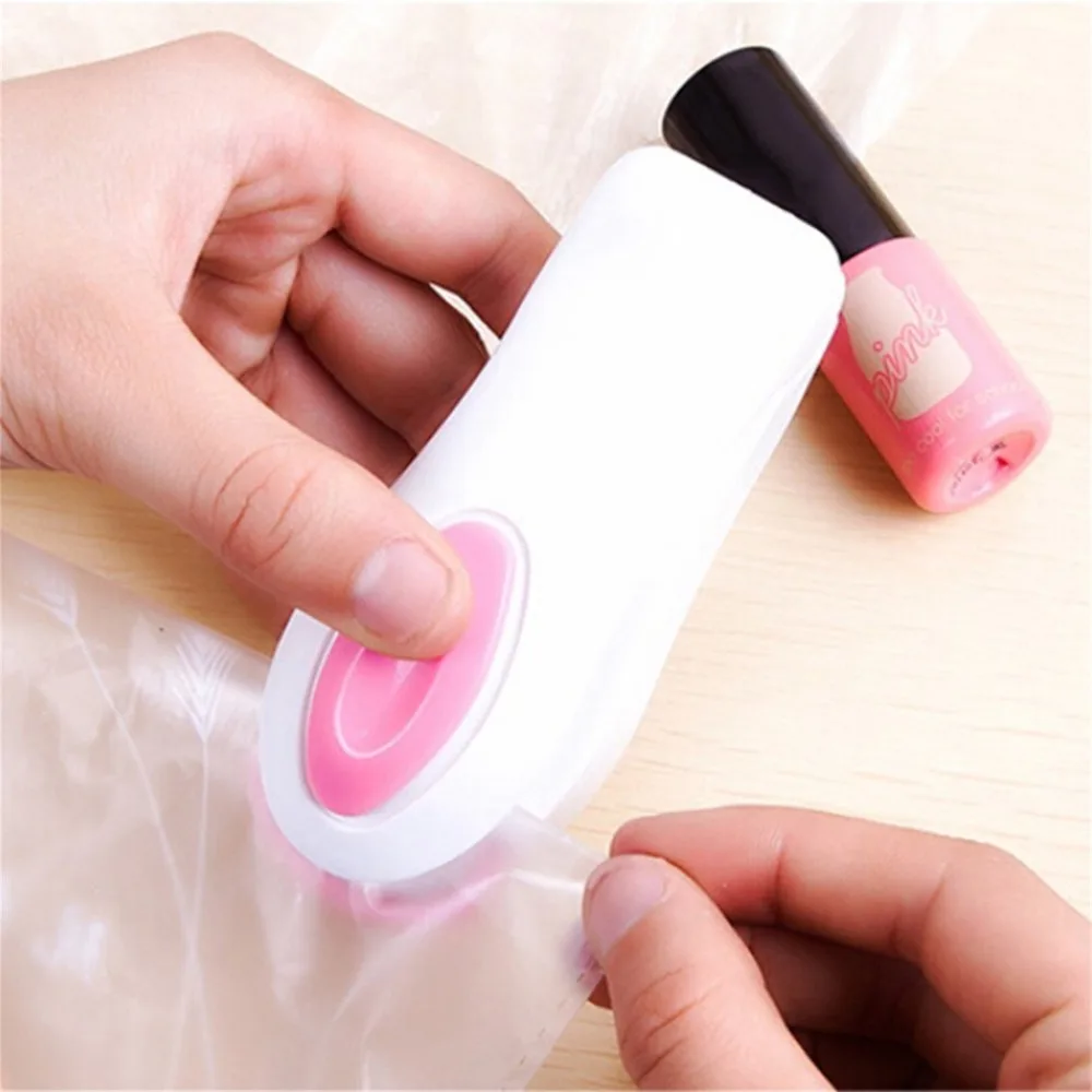 Бытовой вакуумный пищевой мини упаковщик портативный аппарат для термической