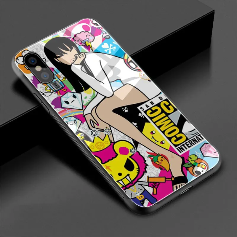 Японское Новое поступление чехол Tokidoki из закаленного стекла для телефона iPhone SE