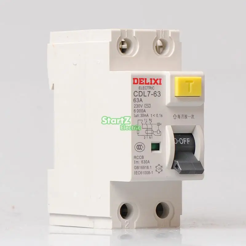40A 2P RCCB автоматический выключатель CDL7 63 DELIXI|circuit breaker|delixi circuit breakerrccb breaker |