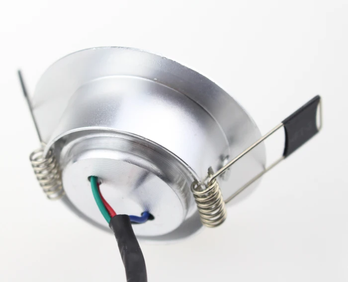 4 шт./лот для помещений dc12v 24 В светодиодные светильники алюминиевые 3 Вт rgb