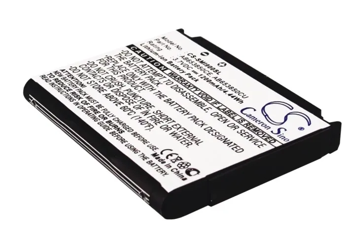 Аккумулятор Cameron Sino AB653850CE AB653850CU для Samsung I8000 I8000H i900 i908 Mobiado Grand Touch 1200 мАч|cameron sino|1200mah