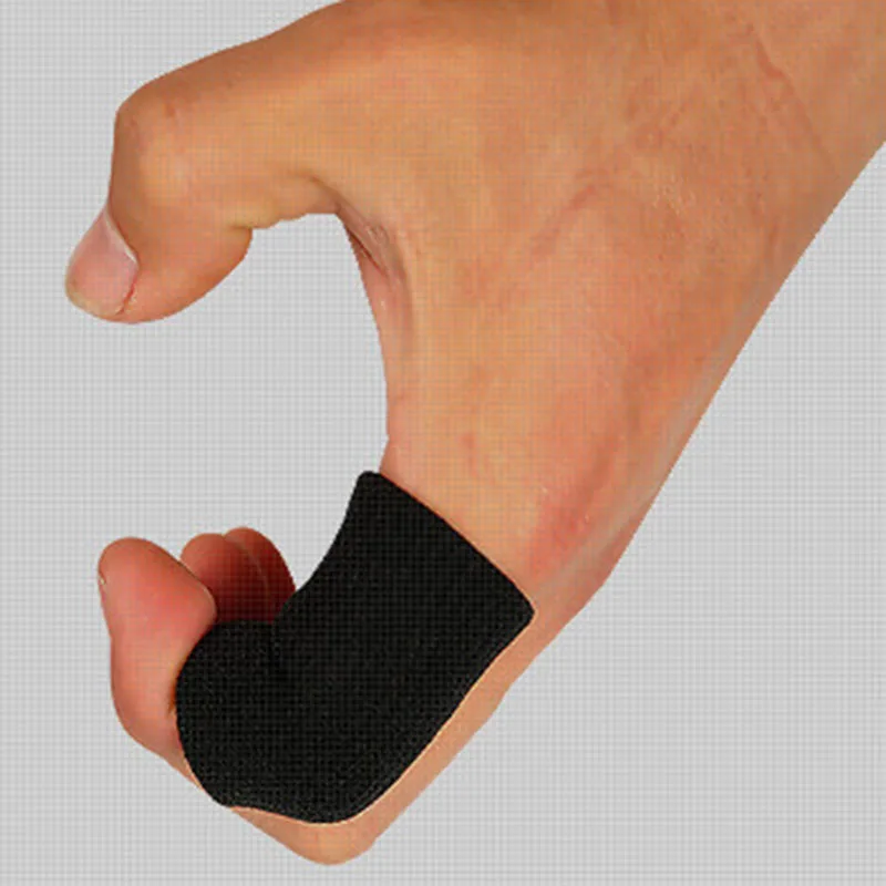 

Newly 10pcs Basketbal Sports Finger Armfuls Knitted Finger Joints Slip Elastic Finger Tools Fingerstall Caps Protector BN99