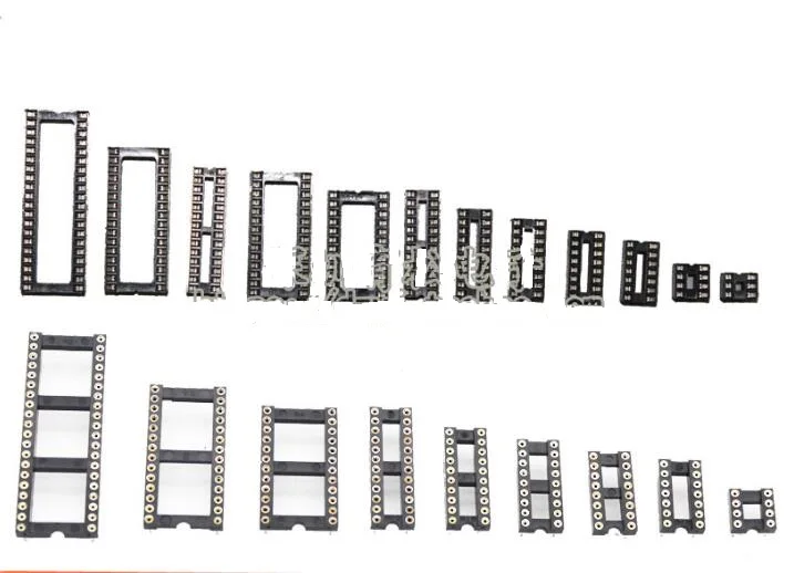 10 шт. 8 PIN ic розетки PIN/14PIN/16PIN/18PIN/20PIN/24PIN/28PIN/32PIN/40PIN адаптер Тип припоя/круглый P 2 54 мм|ic