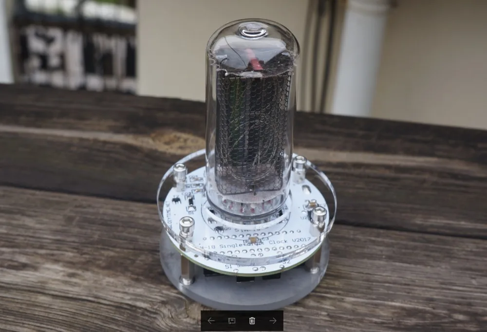USB однозначные часы nixie светящиеся IN18 сверхбольшой шрифт|Датчик ABS| |